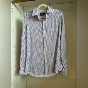 Bugatchi Men’s Nylon Button Down Shirt